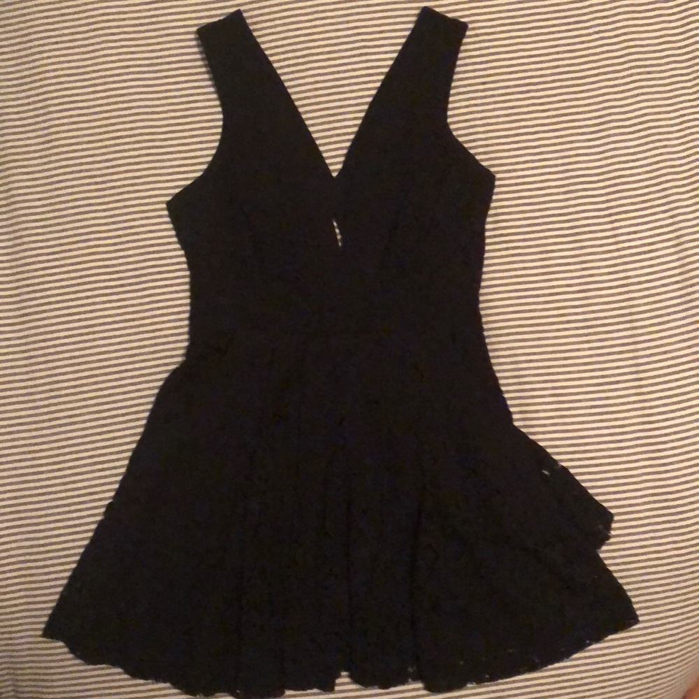 Free People black lace dress